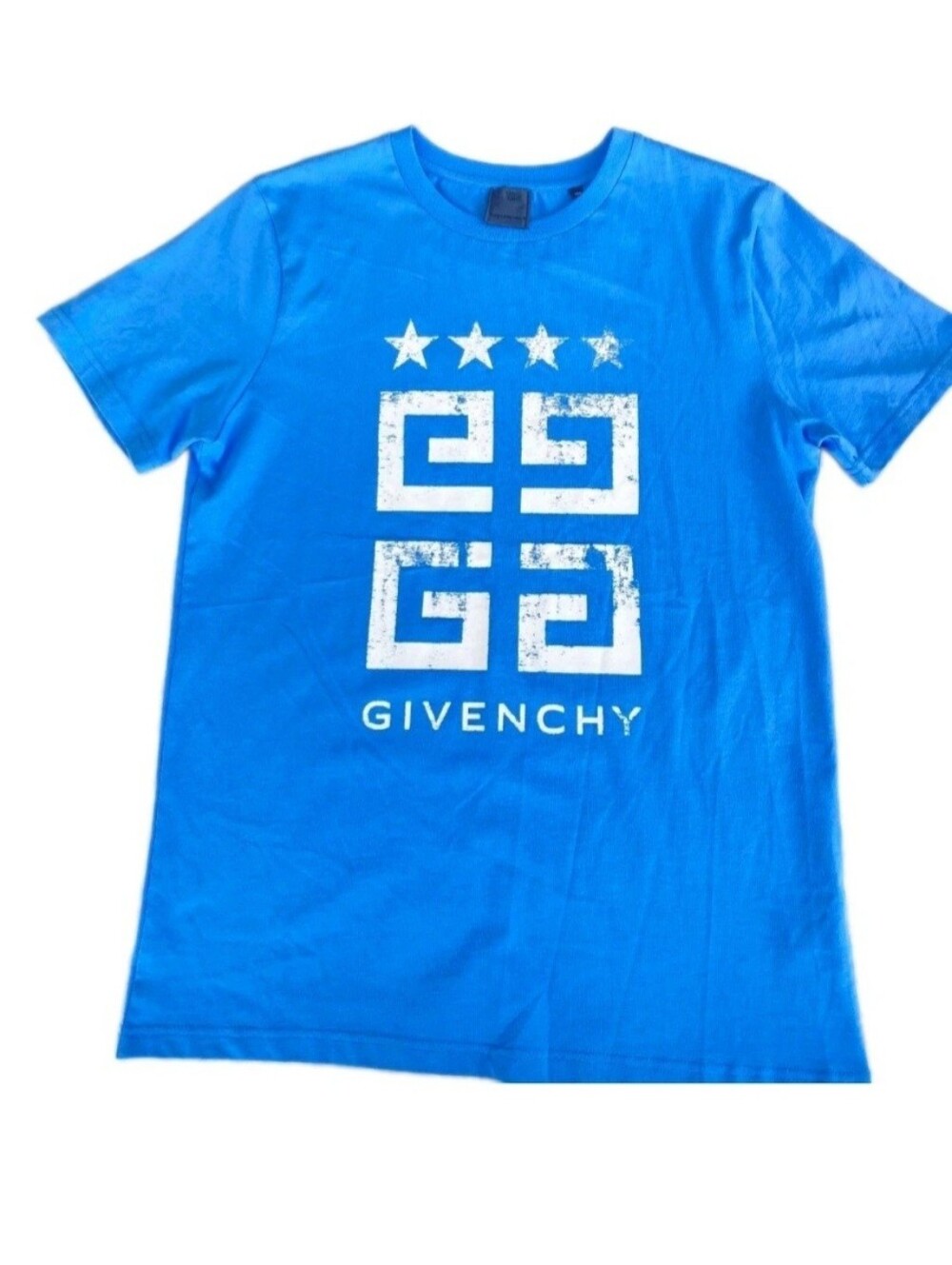Givenchy Boys Blue Logo Cotton T-Shirt 12 y.o. size (L) boys